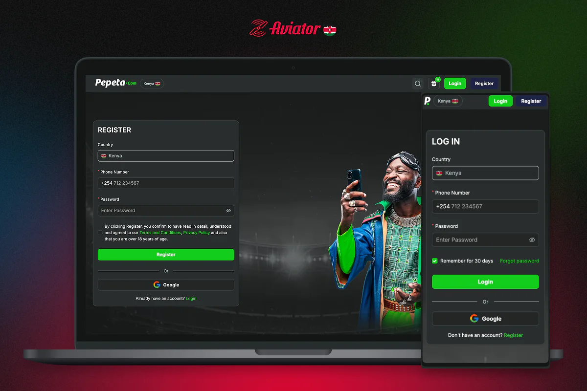 Signing up on the website or in the Pepeta app gives you access to the popular online game Aviator