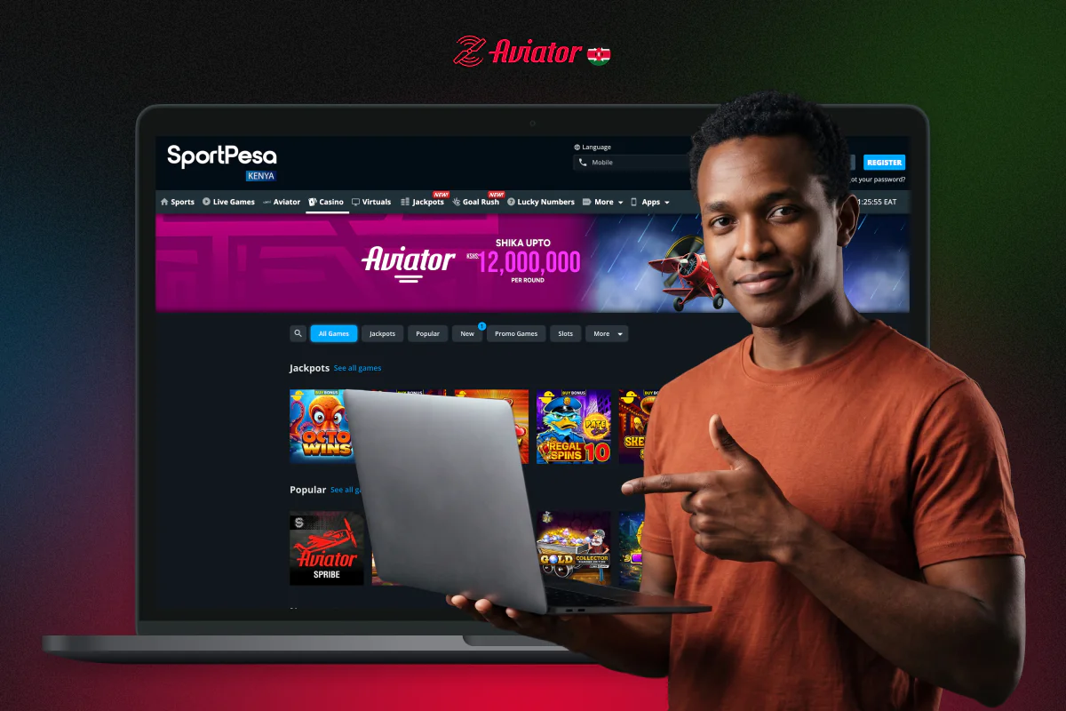 Kenyan players can play Aviator online on the popular SportPesa platform
